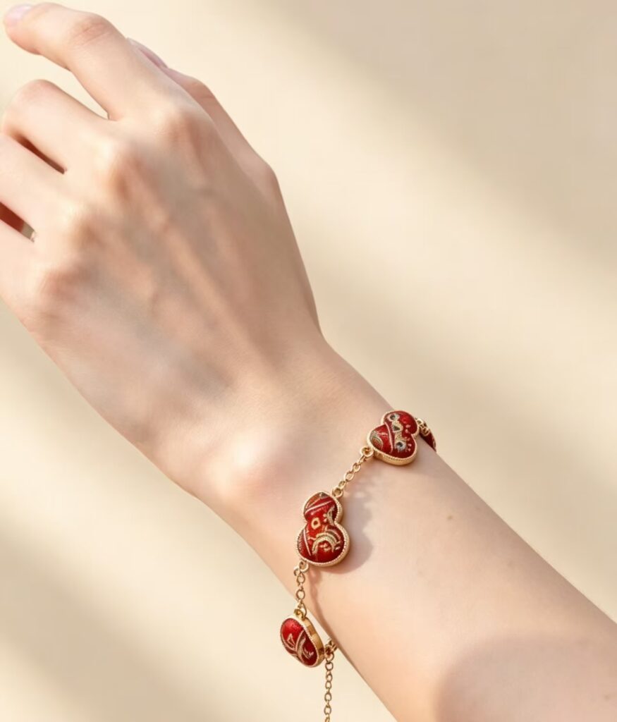 Crimson Fortune Gourd Bracelet 53821eaab968cf55421ffca2fa1f5b19