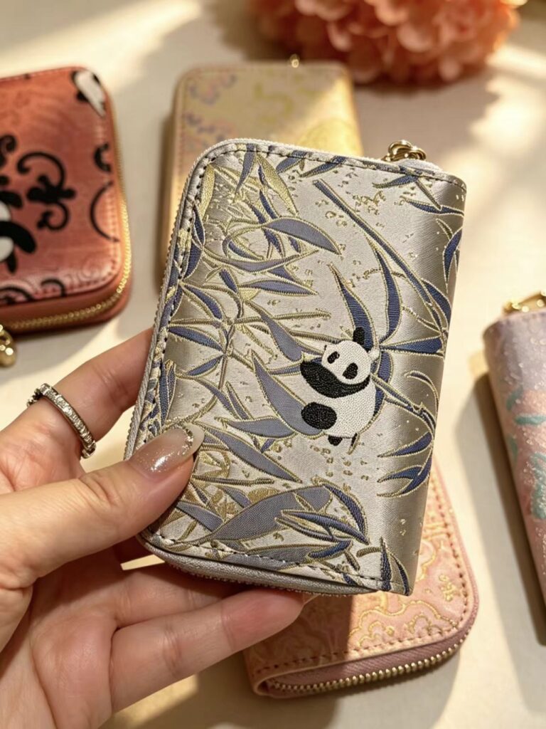 Panda & Bamboo Coin Purse & Card Holder 99758c0dc2dc4638aada68597d6a3407